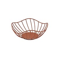 Copper Lotus Leaf Wire Basket